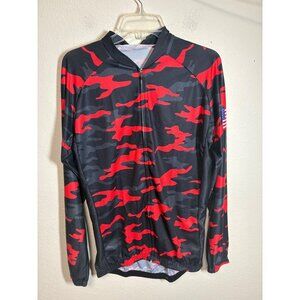 NWT Cycle Run Bicycle Jersey Shirt Racing Riding Camo Youth Size XXL Unisex